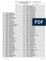 21 PC Civil Selection List PDF