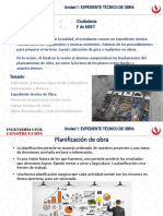 U1 Sem 02 Sesión 1 Cronograma de Obra PDF