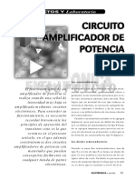 Circuito Amplificador Potencia PDF