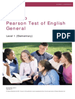 Pearson Test General