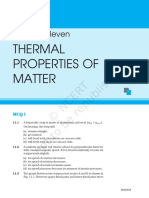 Thermal Properties of Matter: Chapter Eleven