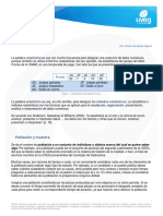 La Palabra Estadistica U1 PDF