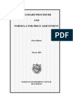 STD Procedure and Formula For Price Adjustment