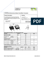 AOD420 N-Channel Enhancement Mode Field Effect Transistor: Features General Description