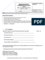 Evaluación Sumativa Mitos y Leyendas