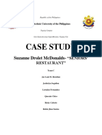 Case Study: Suzanne Drolet Mcdonalds