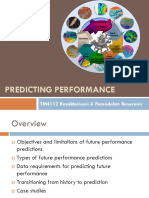 TM4112 - 14 Predicting Performance