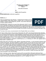 People of The Philippines Vs Efren Mercado G.R. No. L-33492