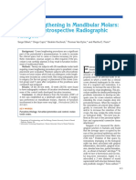 Crown Lengthening in Mandibular Molars: A 5-Year Retrospective Radiographic Analysis