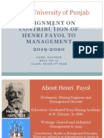 Henri Fayol 14 Principles