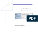 Functional Test Cases: Application: Risk Management V 1.1