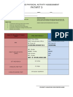 Pathfit 3: Fitness and Physical Activity Assessment