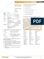 Gateway A1+ Teacher's Resources UNIT 1 Extra Grammar Practice Extension