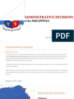 Administrative Divisions of The Philippines