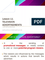 Lesson 11 TV Ads