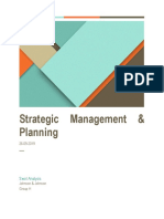 Strategic Management SWOT Analysis 