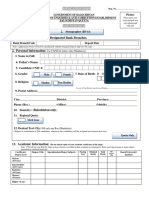 Online Deposit Slip From Designated Bank Branches.: Application Form