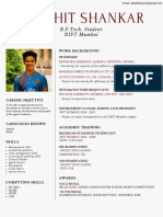 Rakshit Shankar CV