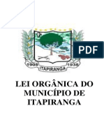 Lei Orgânica Do Município de Itapiranga