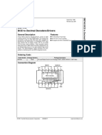 DM7445 BCD To Decimal Decoders/Drivers: General Description Features