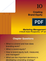 Creating Brand Equity: Marketing Management