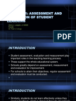 CHAPTER 1 Introduction To Measurement and Evaluation of Learning