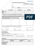 Account Details Modification Deletion Form