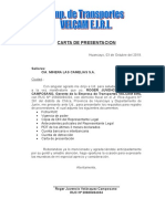 Carta de Presentación