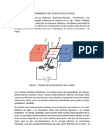 Principio de Funcionamiento de Un Motor Eléctrico