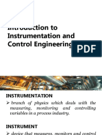 Introduction To Instrumentation and Control Engineering