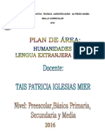 Plan de Area INGLES