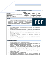 Plano de Ensino-Instrumentos de Avaliação em Psicopedagogia