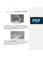 Eight Basic Fingerprint Patterns: Plain Whorl (W) - Consist Two (2) Deltas and in Which at Least One