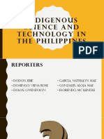 Indigenous Science and Technology in The Philippines