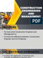 Construction Engineering AND Management