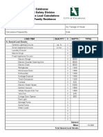 Electrical Load Calculation Worksheet