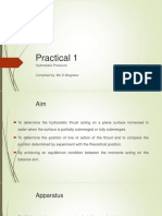 Presentation 1 - Hydrostatic Pressure