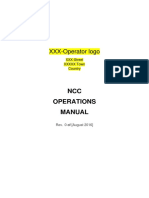 OM Template For Non-Complex NCC Operators - August 2016