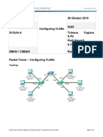 Packet Tracer - Configuring VLANs PDF