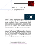 LENGUAJE Y PODER EN LA POESÍA DE MARÍA SALGADO Y DE ÁNGELA SEGOVIA Language and Power in The Poetry of María Salgado and Ángela Segovia