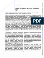 Sugar Malabsorption in Healthy Estimated by Breath Hydrogen: Neonates