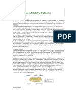 Los Microorganismos en La Industria de Alimentos