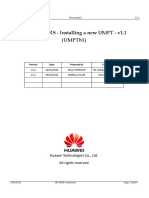 SRAN10.1 - RS - Installing A New UMPT - V1.1