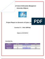 Project Report On Scenario of Cyber Crimes in India