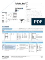 D-Series Size 0: LED Area Luminaire