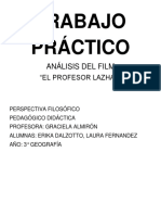 Análisis Del Film El Profesor Lazhar