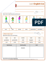 Worksheets-Family 10 PDF