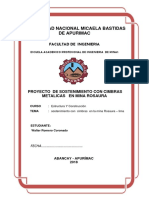 Cimbras Metalicas en Mineria PDF