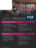 Knox Configure - Tech Sheet