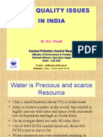 Water Quality Issues in India: Dr. R.C. Trivedi